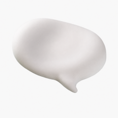 Chat Bubble Shape Mouse Pad