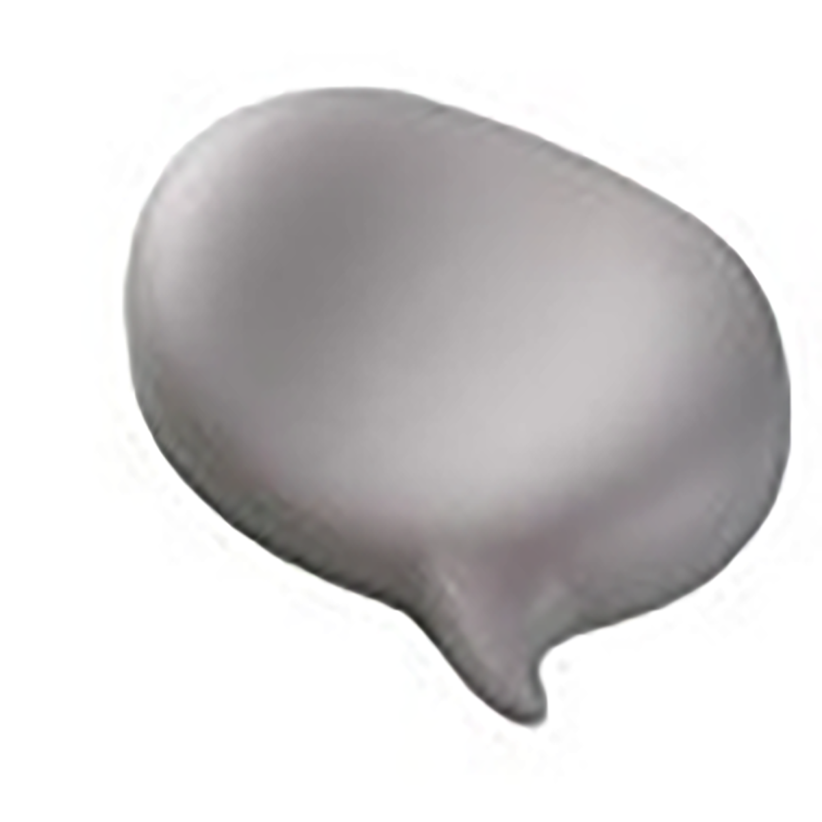 Chat Bubble Shape Mouse Pad
