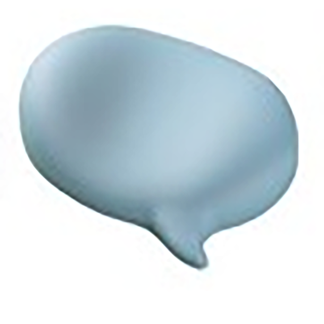 Chat Bubble Shape Mouse Pad