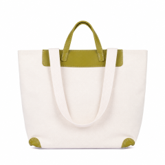 Classic Canvas Tote Bag With Reinforced Handles