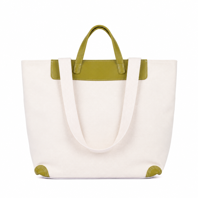 Classic Canvas Tote Bag With Reinforced Handles