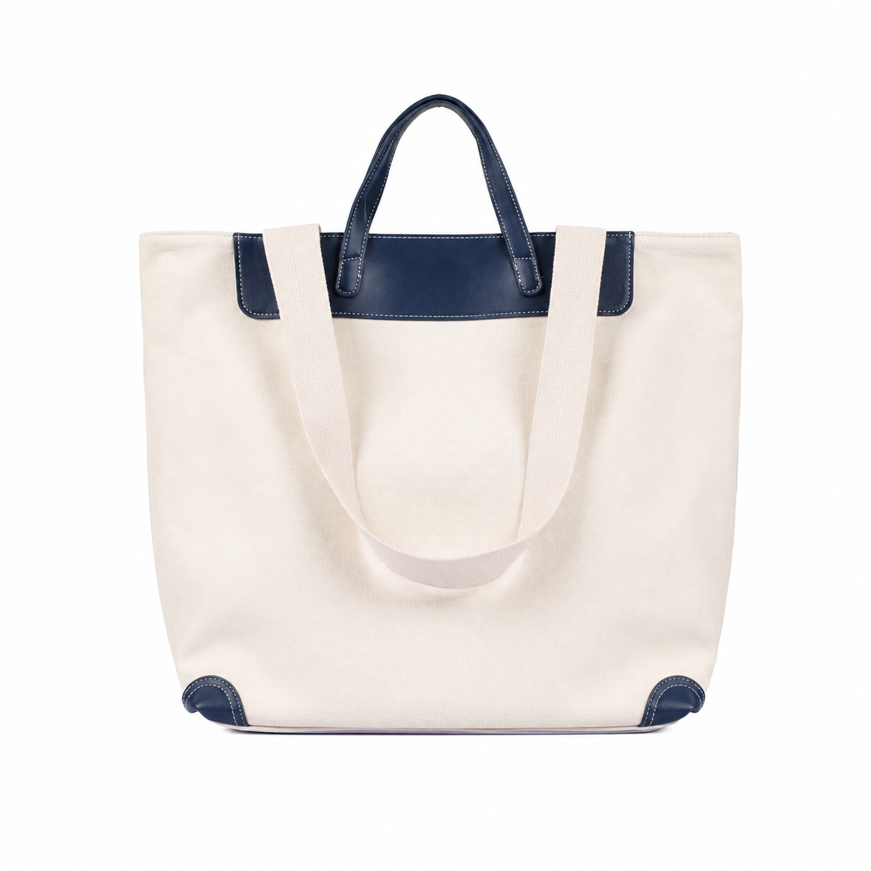 Classic Canvas Tote Bag With Reinforced Handles