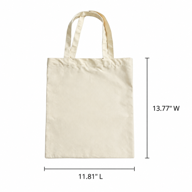 Classic Cotton Canvas Tote Bag