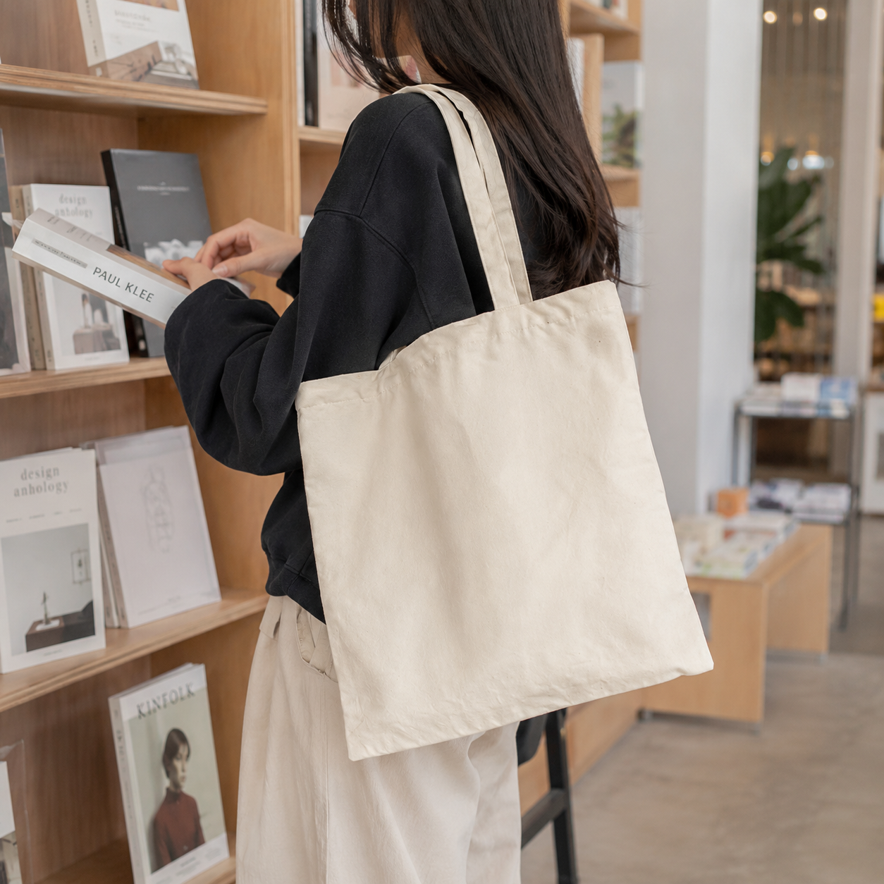 Classic Cotton Canvas Tote Bag