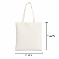 Classic Cotton Canvas X-Stitch Tote Bag