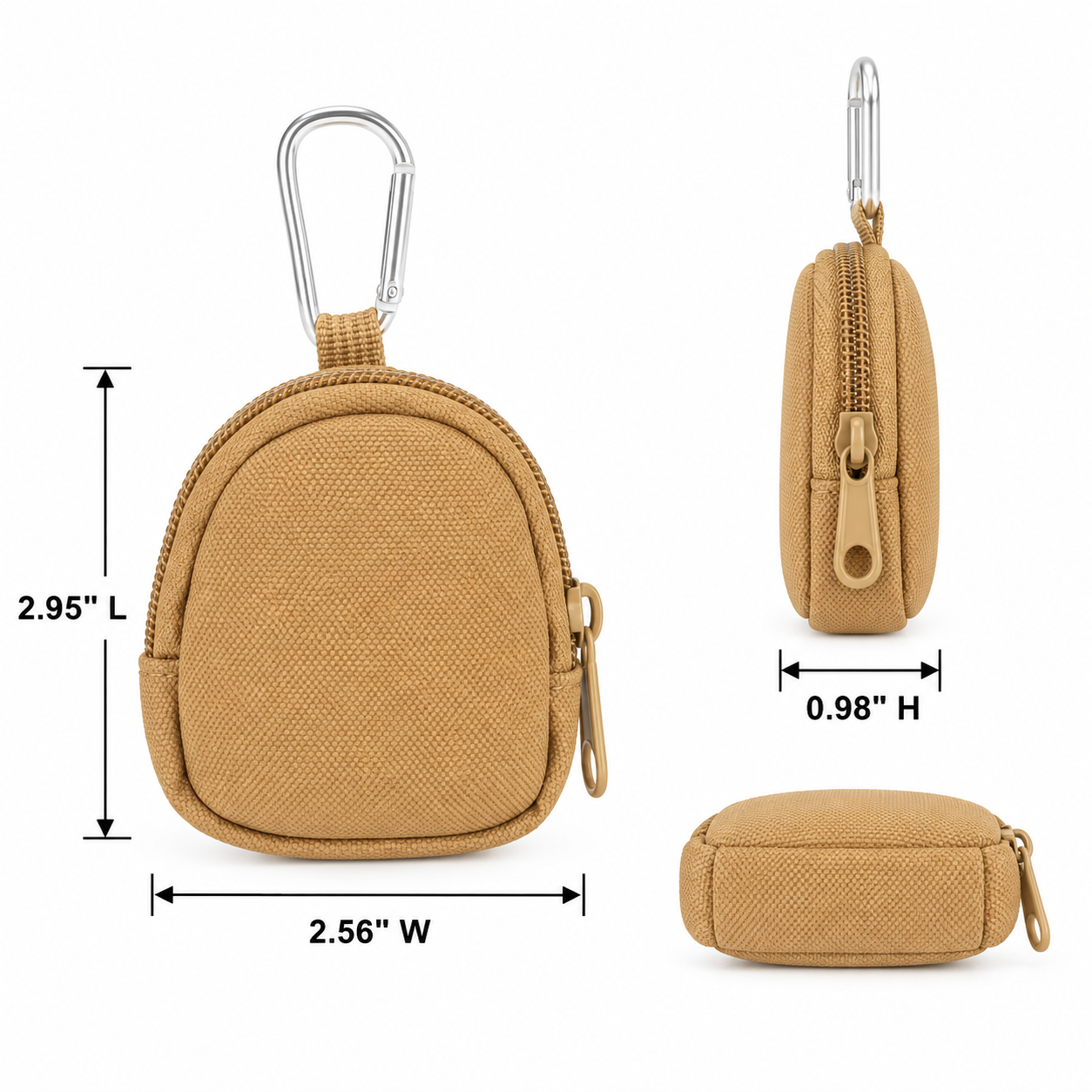 Compact Outdoor Coin Pouch Key Holder