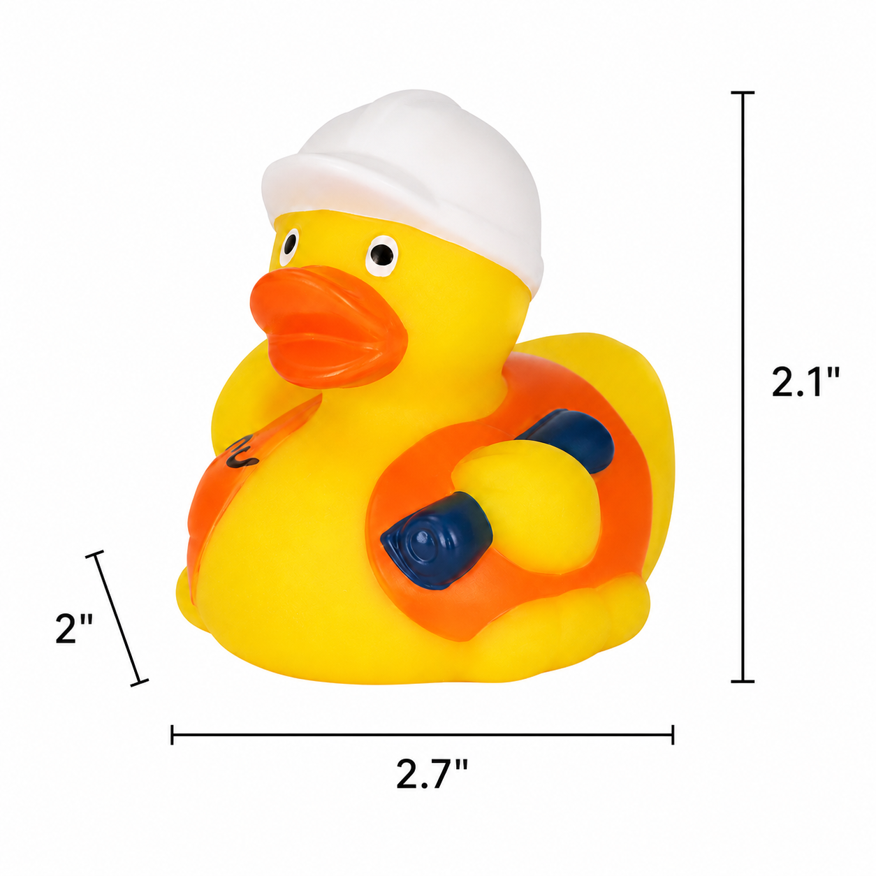 Construction Worker Rubber Duck Stress Relief Toy