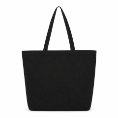 Cotton Canvas Reusable Tote Bag With Reinforced Handles