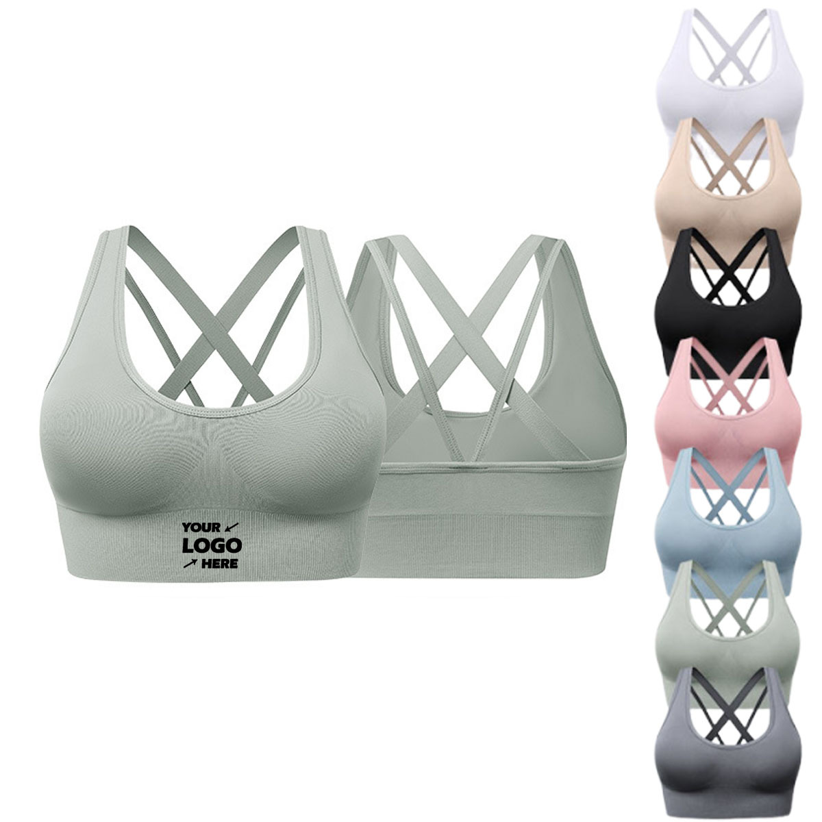 Cross Back Sports Bras