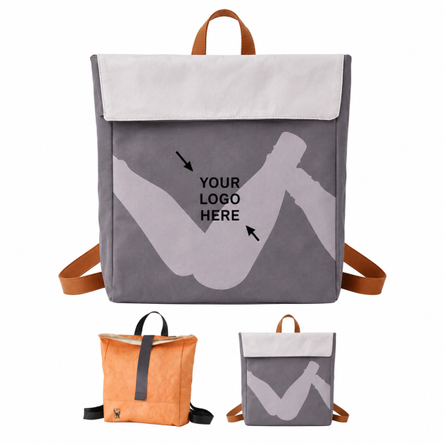 DuPont Tyvek Eco Friendly Backpack With Adjustable Shoulder Straps