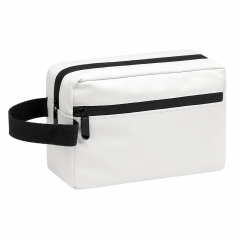 Durable PU Leather Golf Ball Bag With Carabiner Hook