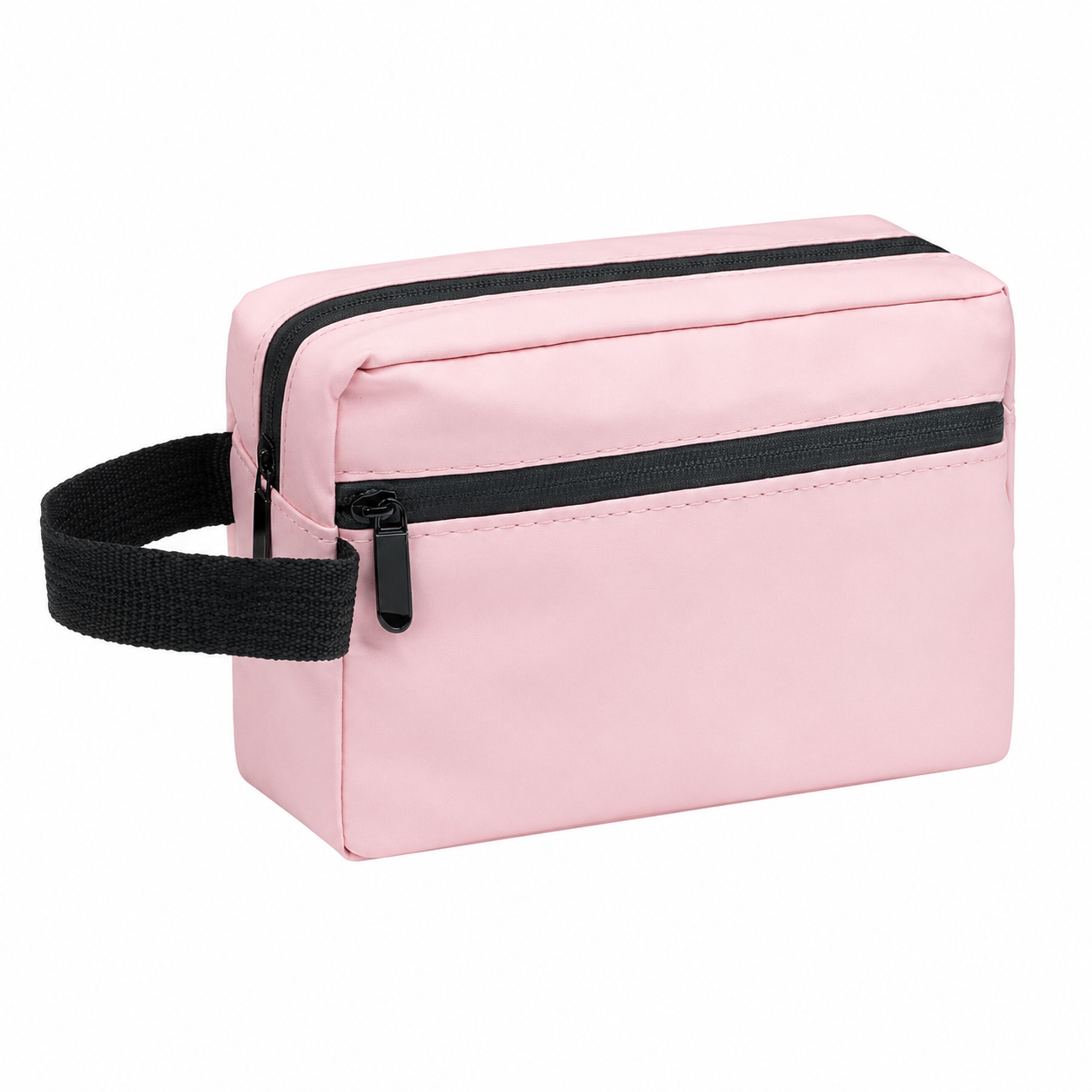 Durable PU Leather Golf Ball Bag With Carabiner Hook