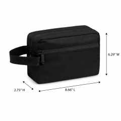 Durable PU Leather Golf Ball Bag With Carabiner Hook