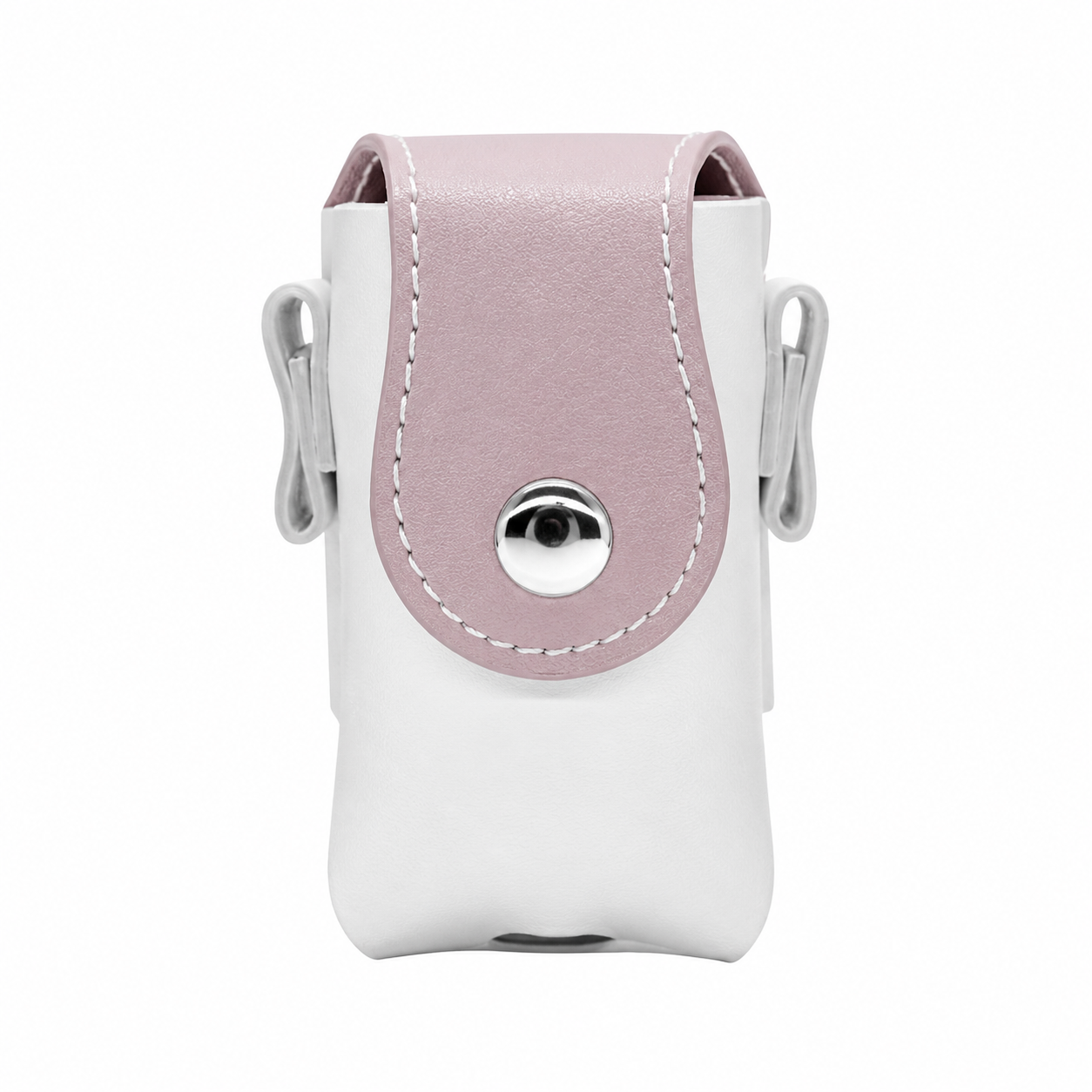 Durable PU Leather Golf Ball Bag With Carabiner Hook