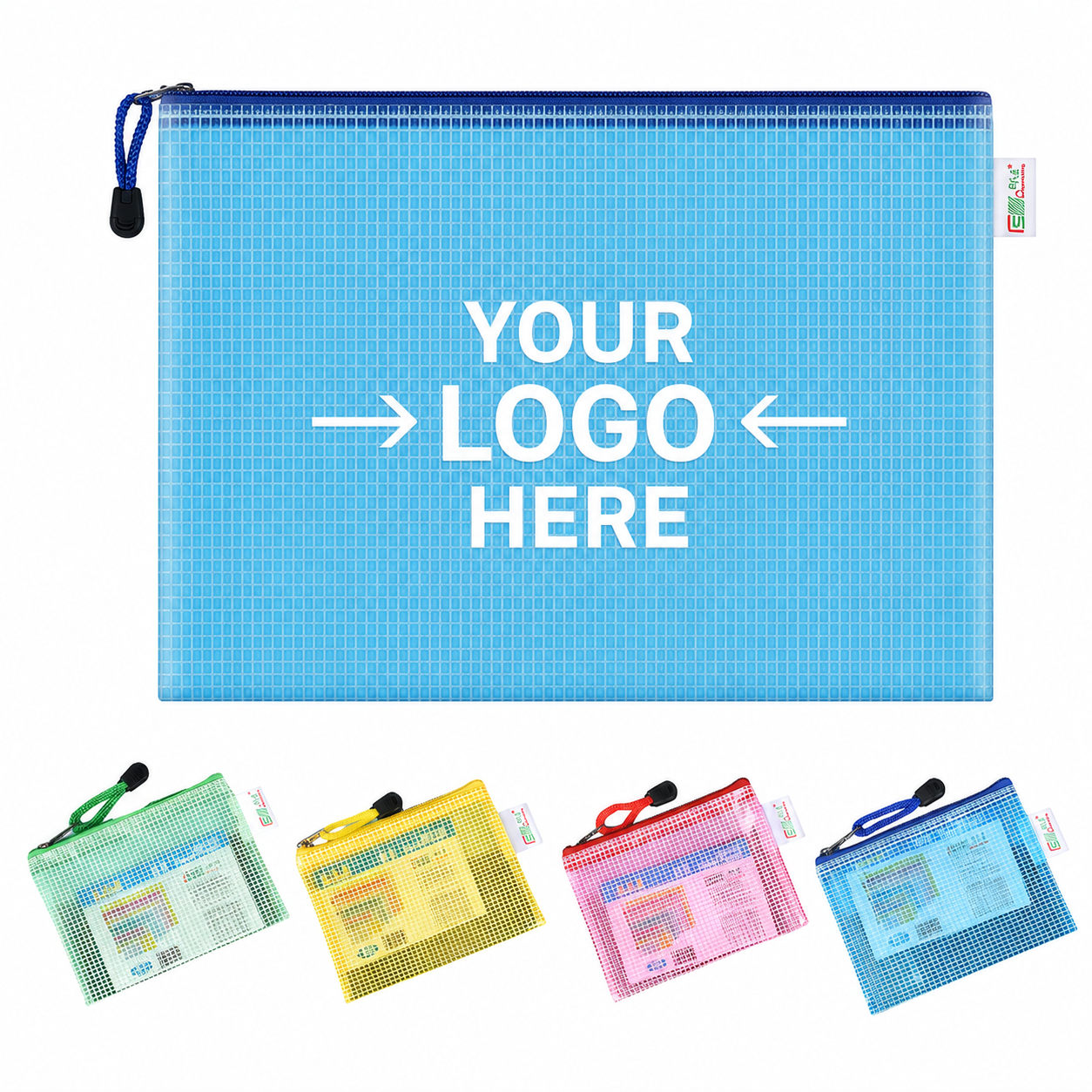 Eco-Friendly Mesh Storage Bag for Books