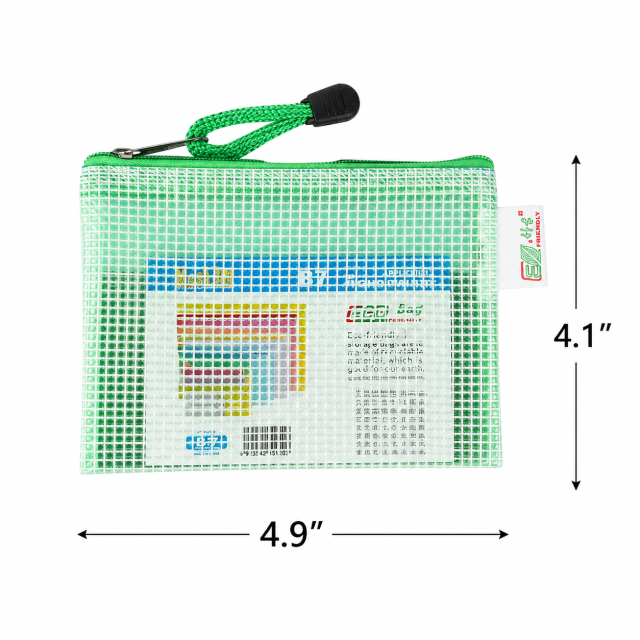 Eco-Friendly Mesh Storage Bag for Books
