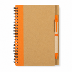 Eco Friendly Recycled Paper Spiral Notebook