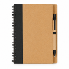 Eco Friendly Recycled Paper Spiral Notebook