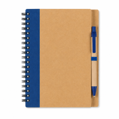 Eco Friendly Recycled Paper Spiral Notebook