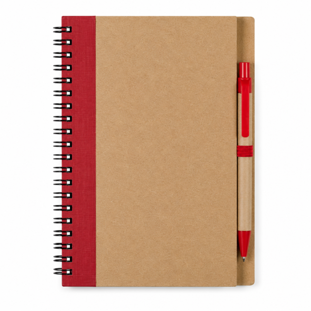 Eco Friendly Recycled Paper Spiral Notebook