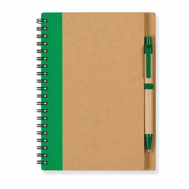 Eco Friendly Recycled Paper Spiral Notebook