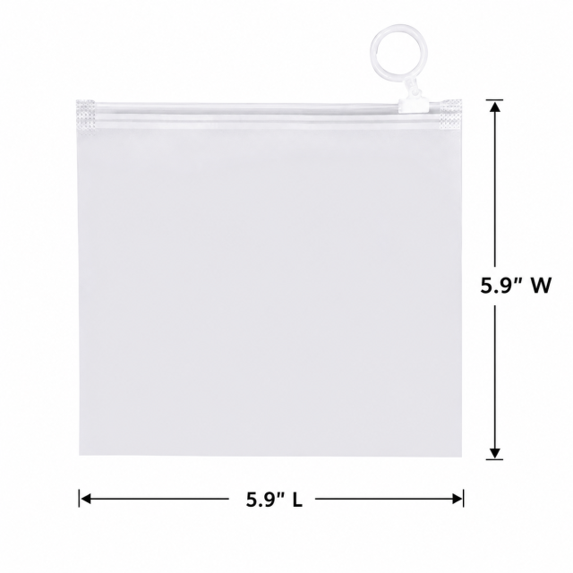 Frosted Self Seal Zipper Storage Bags