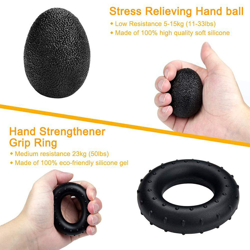 Hand Grip Strengthener Exercise Kit with 5 Pieces