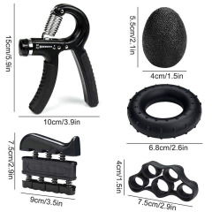 Hand Grip Strengthener Exercise Kit with 5 Pieces