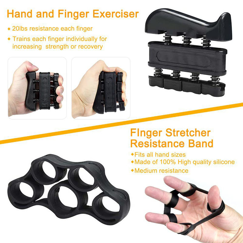 Hand Grip Strengthener Exercise Kit with 5 Pieces