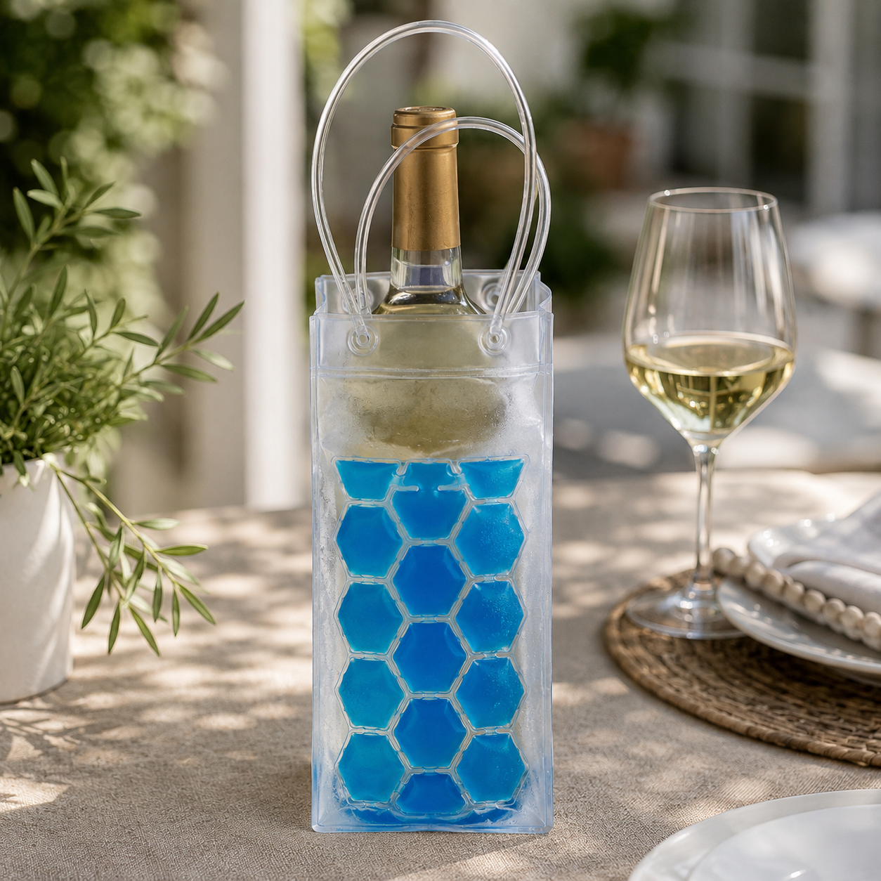 Honeycomb Tote Ice Wine Bag