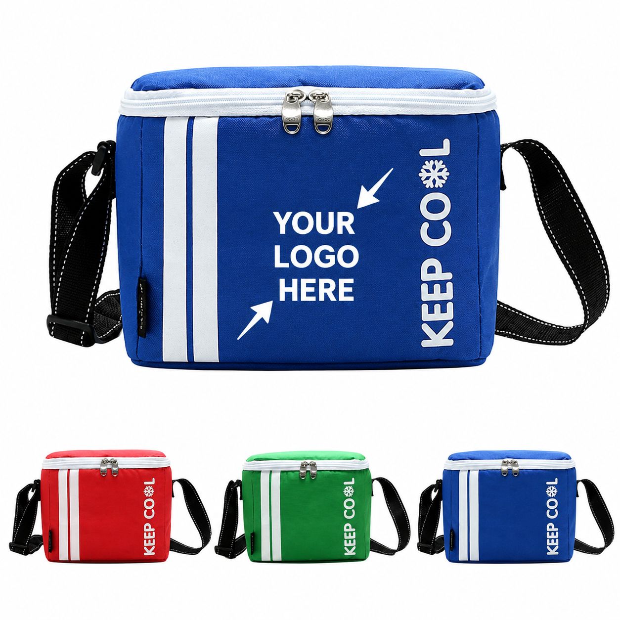 Insulated Oxford Lunch Bag With PEVA Lining