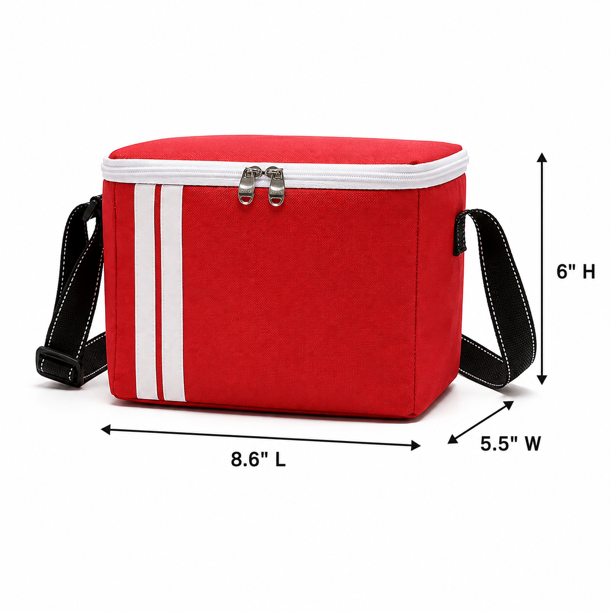 Insulated Oxford Lunch Bag With PEVA Lining