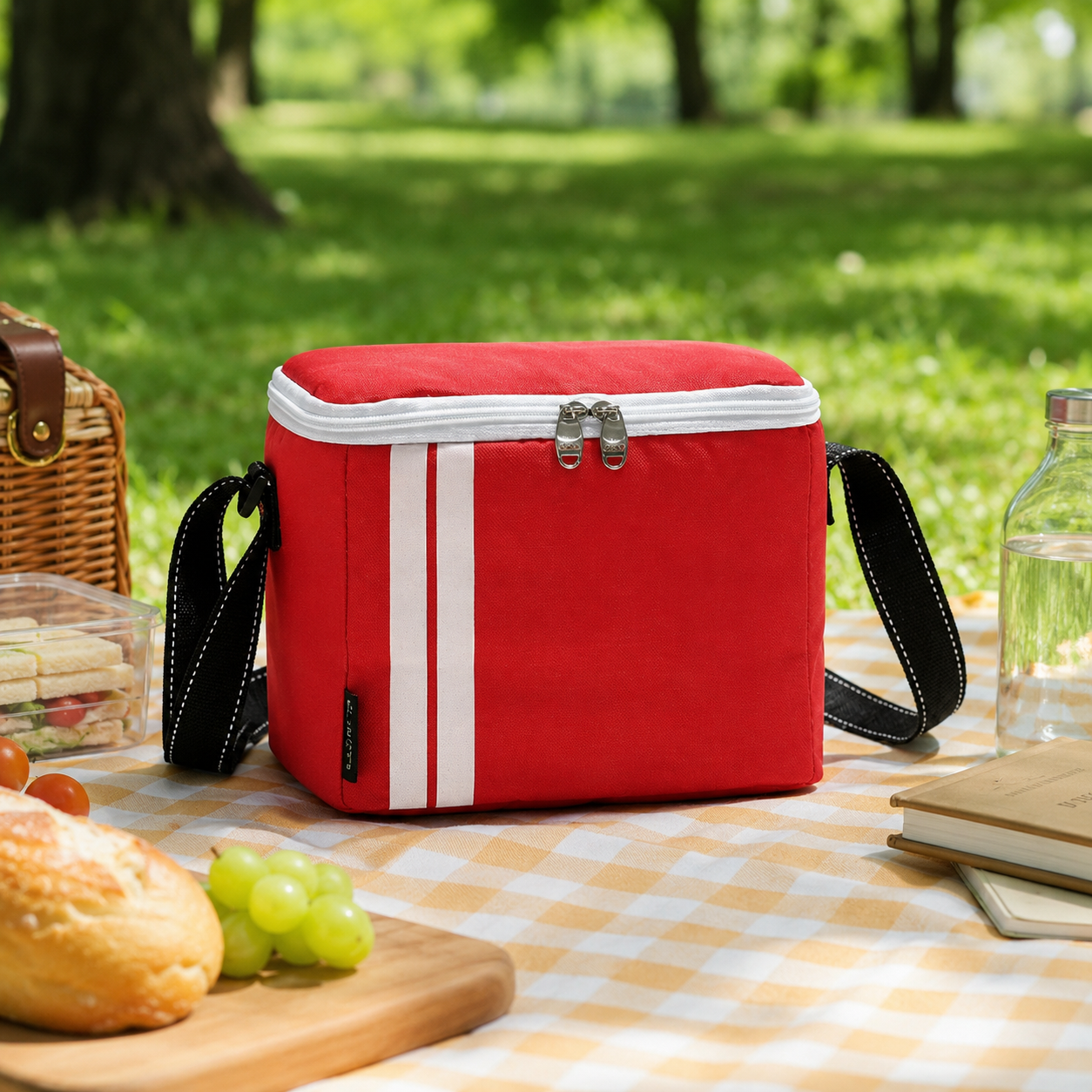 Insulated Oxford Lunch Bag With PEVA Lining