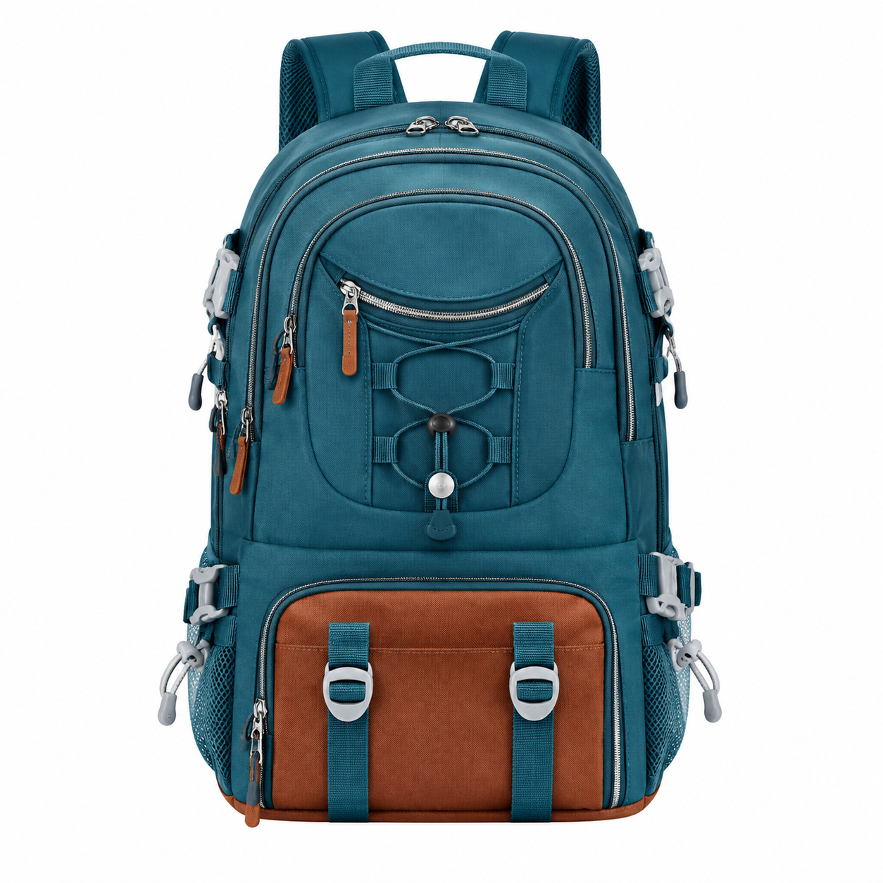 Large Capacity Oxford Outdoor Backpack With Shoe Pocket