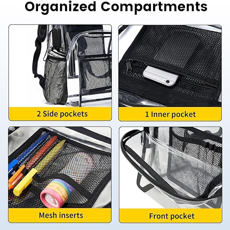 Large Clear Bookbag