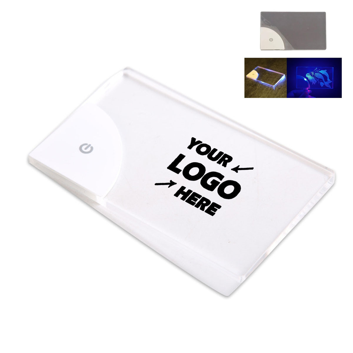 Led Acrylic Light Up Business Card