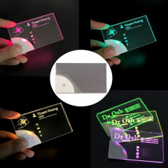 Led Acrylic Light Up Business Card