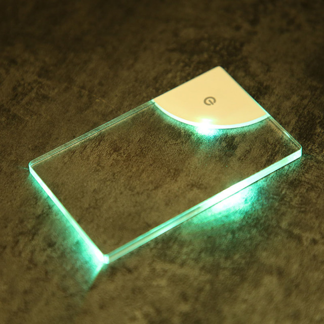 Led Acrylic Light Up Business Card