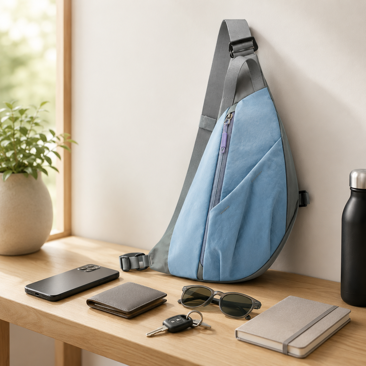 Lightweight Unisex Chest Sling Bag With Multi Pocket Storage