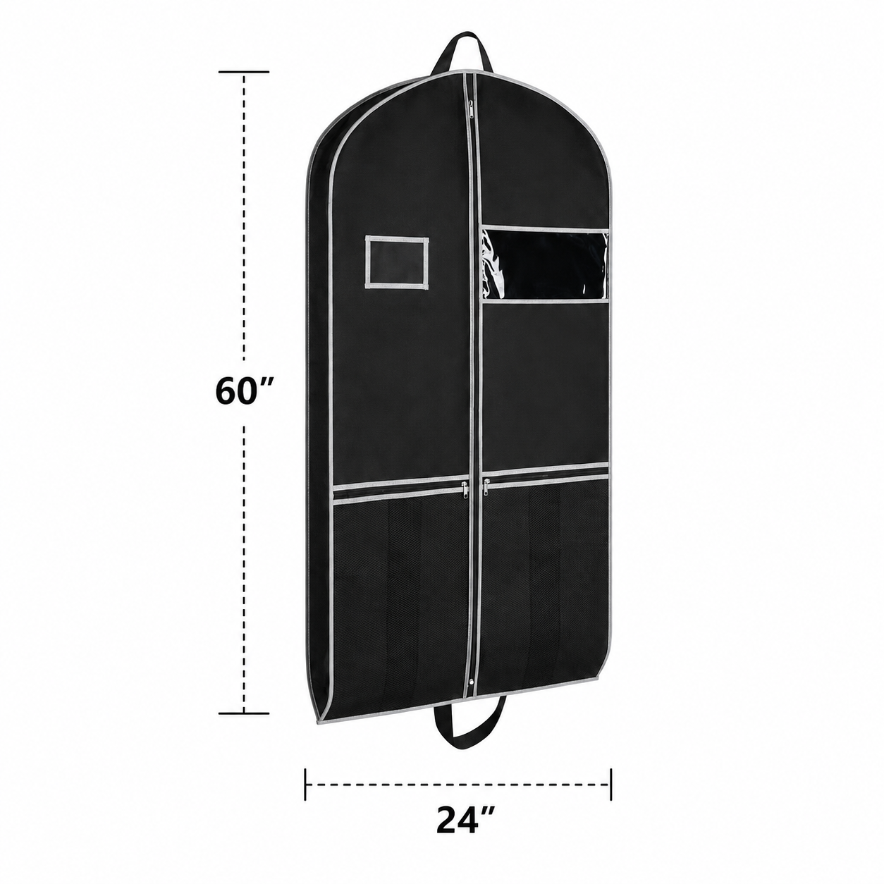 Long Garment Storage Bag with Clear Window