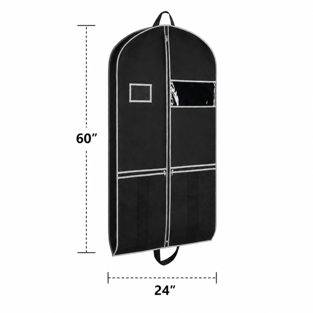 Long Garment Storage Bag with Clear Window