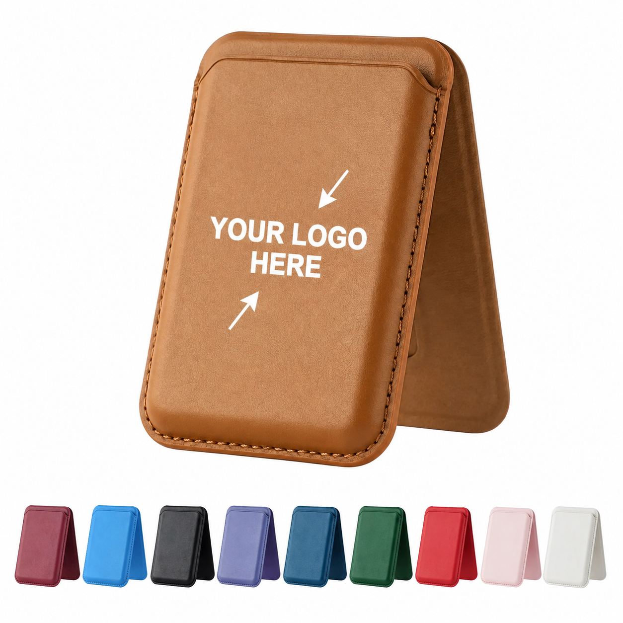 Magnetic Phone Wallet Stand