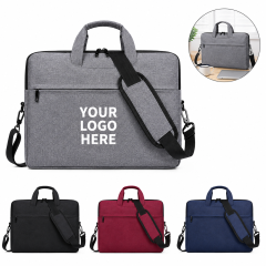 Men's Slim Crossbody Briefcase With Adjustable Strap