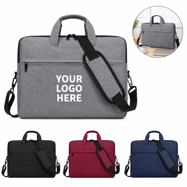 Men's Slim Crossbody Briefcase With Adjustable Strap