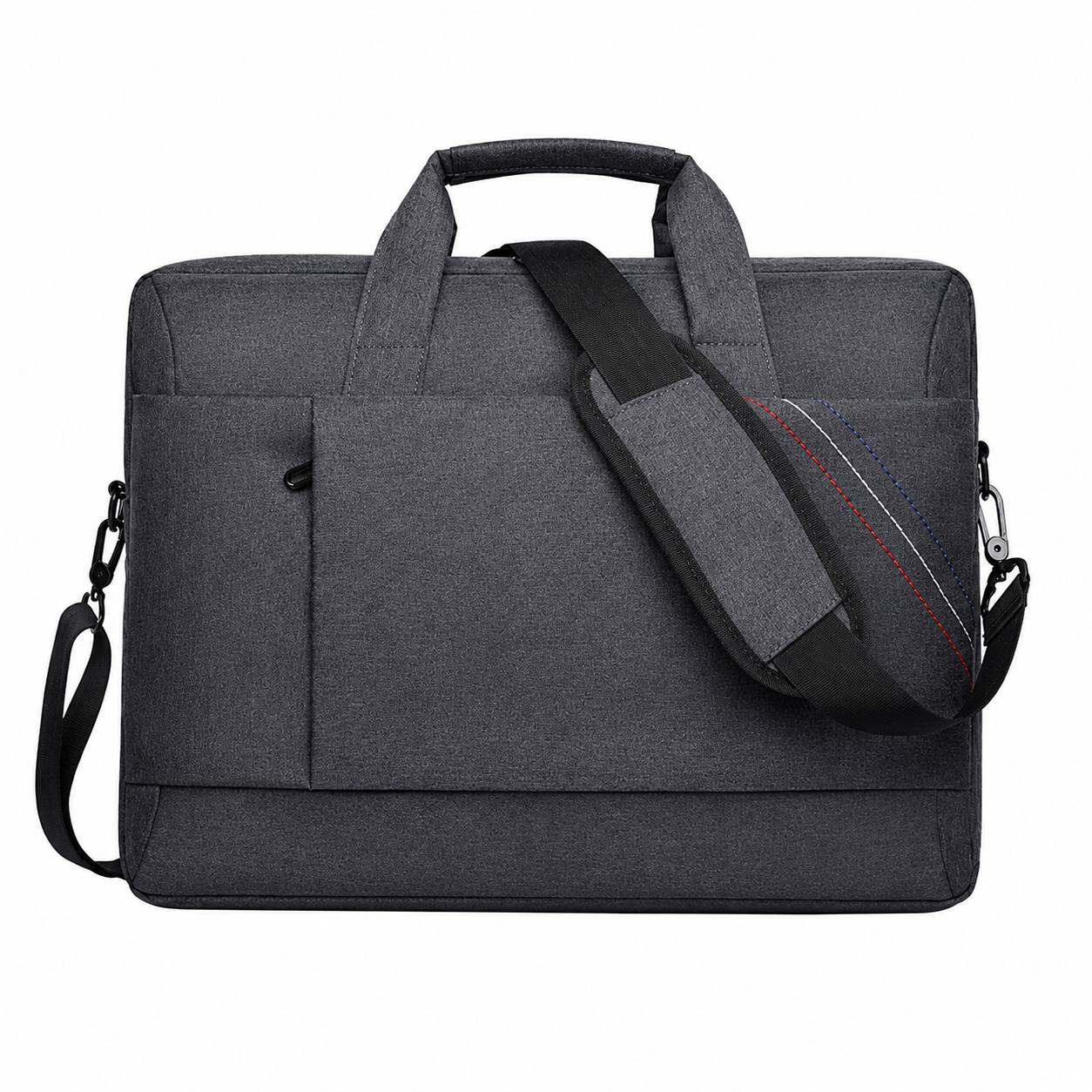 Men's Slim Crossbody Briefcase With Adjustable Strap