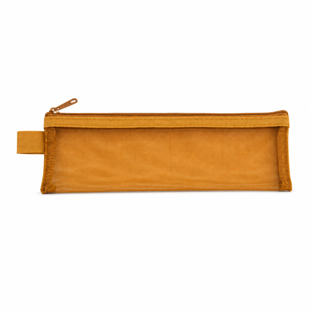Mesh Zipper Pencil Pouch