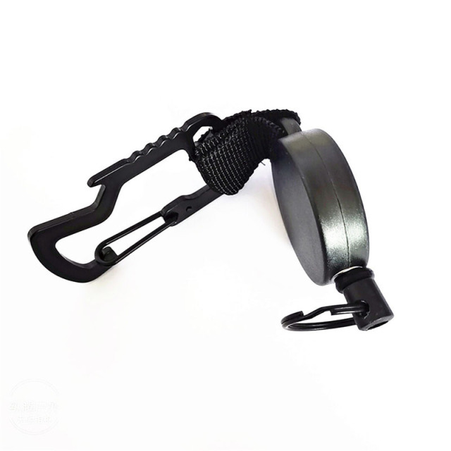 Multi-functional Retractable Key Chain with Carabiner