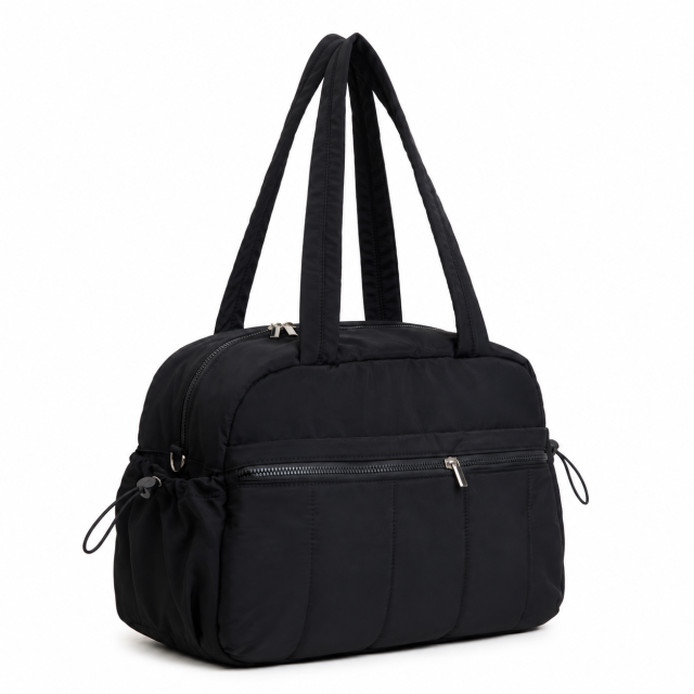 Multifunctional Nylon Travel Fitness Bag With Separate Wet Pocket