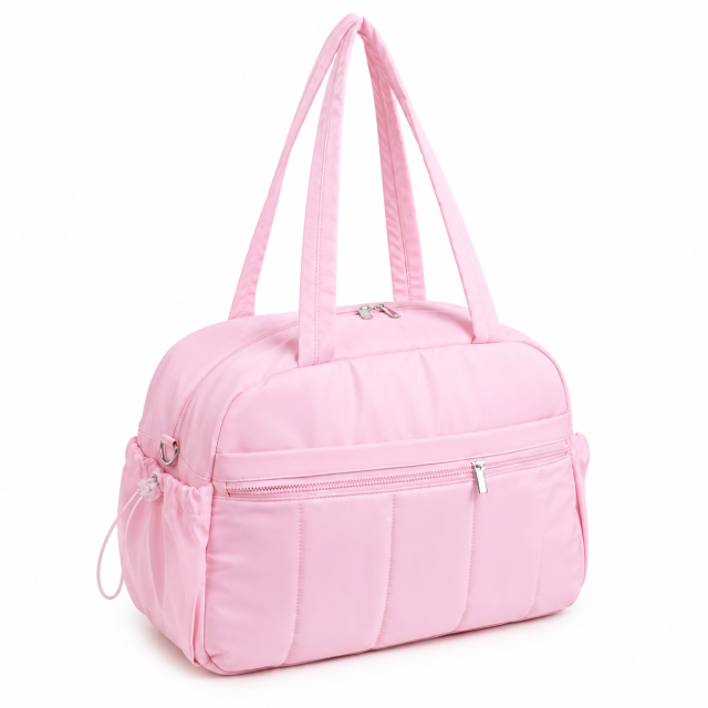 Multifunctional Nylon Travel Fitness Bag With Separate Wet Pocket
