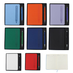 Notebook and Personalized Ballpoint Pen Set